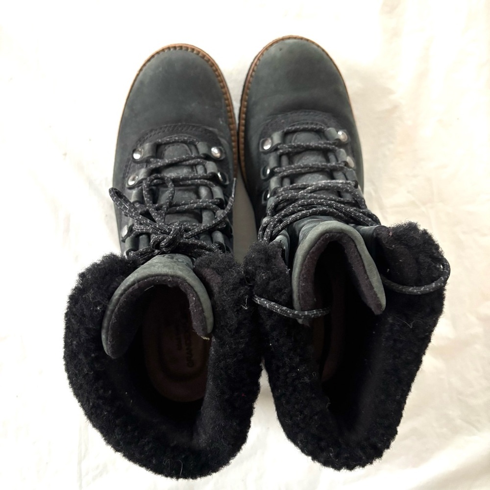 Cole Haan ZEROGRAND Explore Waterproof Hiking Boots Black SZ 6 B Worn 1X - Picture 12 of 15